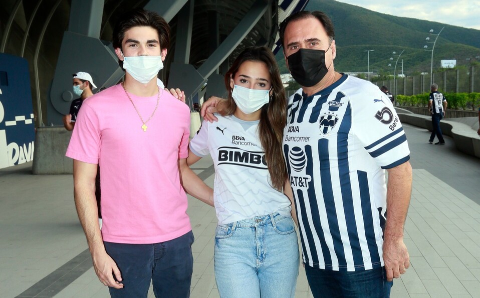 Alonso de la Garza, Paulina Garza y Andrés Garza. FOTO: OMAR VALDEZ