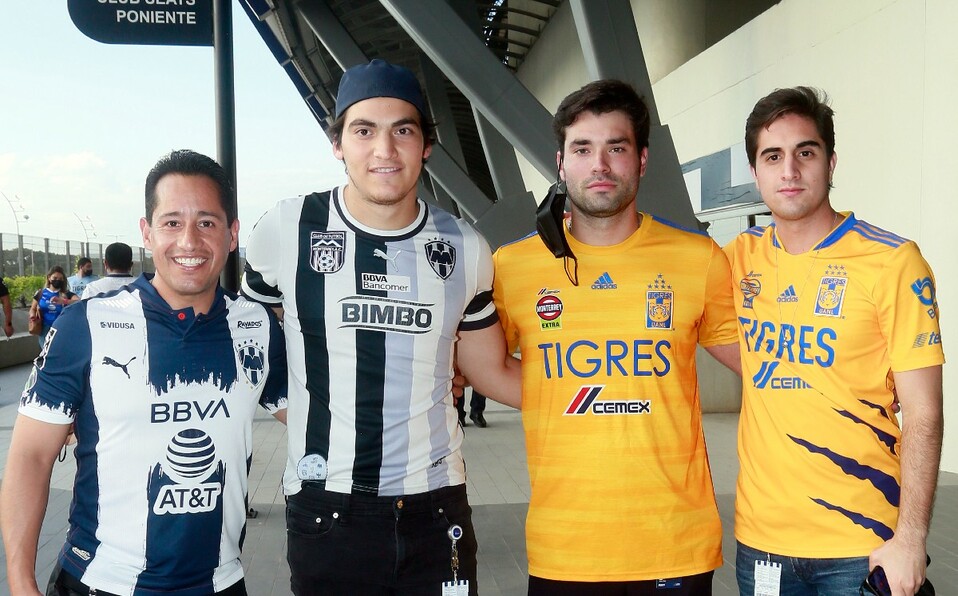 Luis Martínez, David Ortega, Adrián Sheridan y Alejandro Garza. FOTO: OMAR VALDEZ