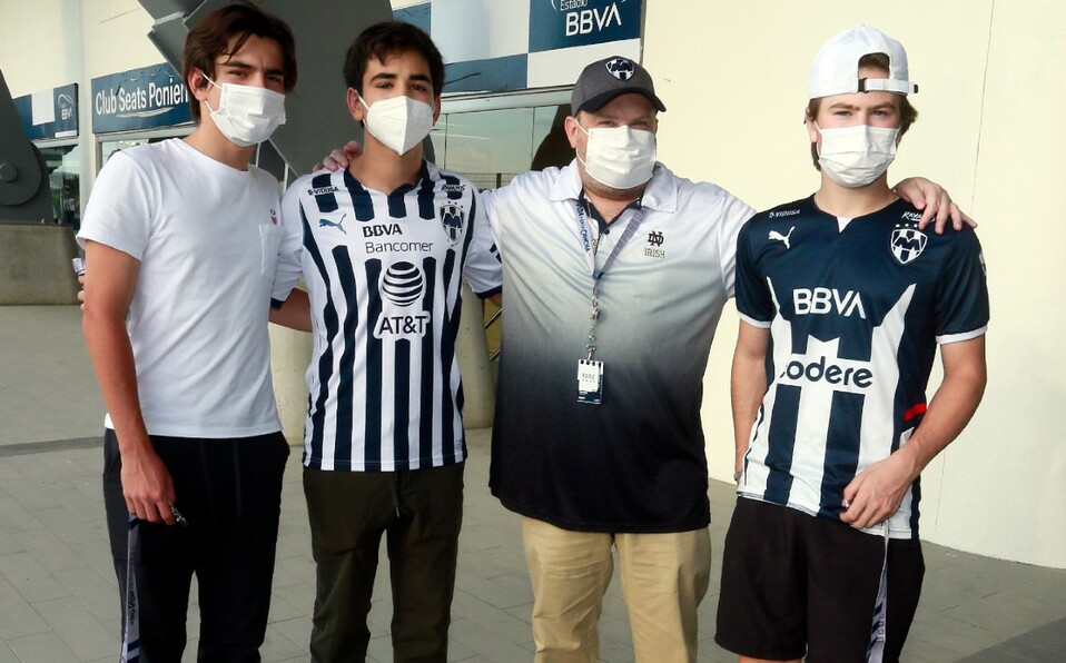 Juan Pablo Garza, Daniel Villarreal, Raymundo Sánchez y Pablo Villarreal. FOTO: OMAR VALDEZ