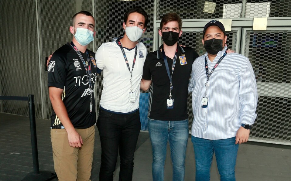 Horacio García, Ángel Cueva, Patricio Villarreal y Eduardo Guajardo. FOTO: OMAR VALDEZ