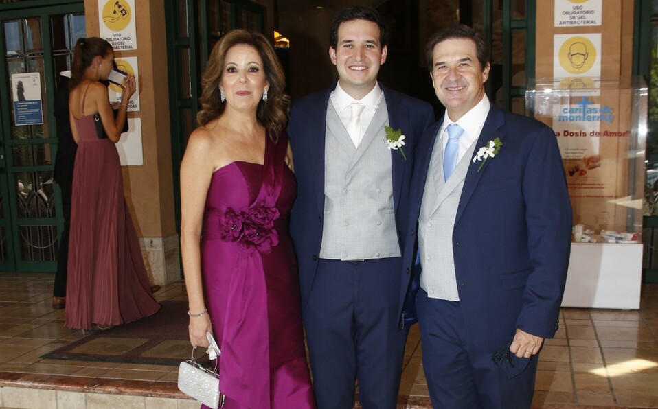 Gabriela Cantú de Sada, José Carlos Sada y José Carlos Sada