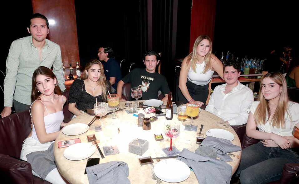 Jorge Guajardo, Daniela Gutiérrez, Sofía Gutiérrez, Sergio González, Alejandro Hinojosa, Valeria San Román y Eugenia Uresti / Fotos: Omar Valdez