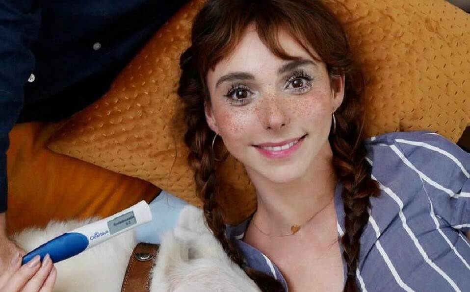 Natalia Téllez muestra el avance de su embarazo. (Foto: Instagram).