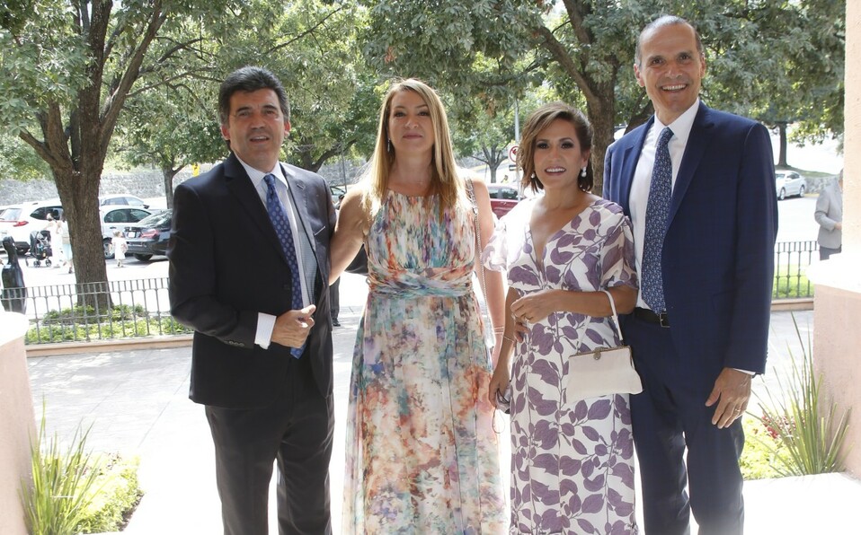Roberto Canales, Patricia Odriozola de Canales, Susana Jasso de Zorrilla y Joel Zorrilla / Foto: Antonio Mireles
