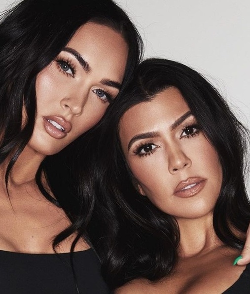 Megan Fox y Kourtney Kardashian posan en lencería para Skims (Foto: Instagram)