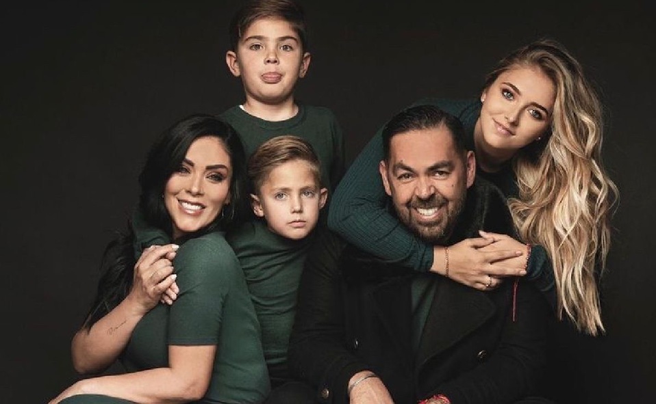 Ana Pau junto a su familia