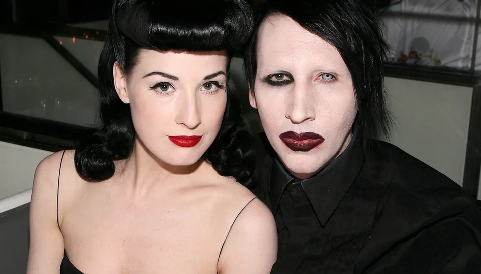 Dita Von Teese y Marilyn Manson: Una relación llena de abusos (Foto: Instagram)