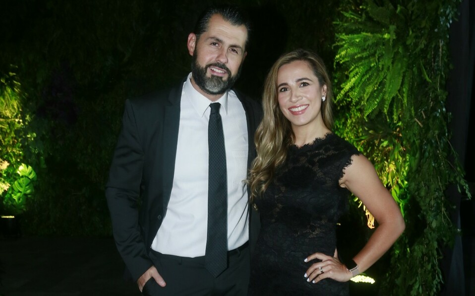 Héctor Welsh y Vania Santiovenia. FOTO: OMAR VALDEZ