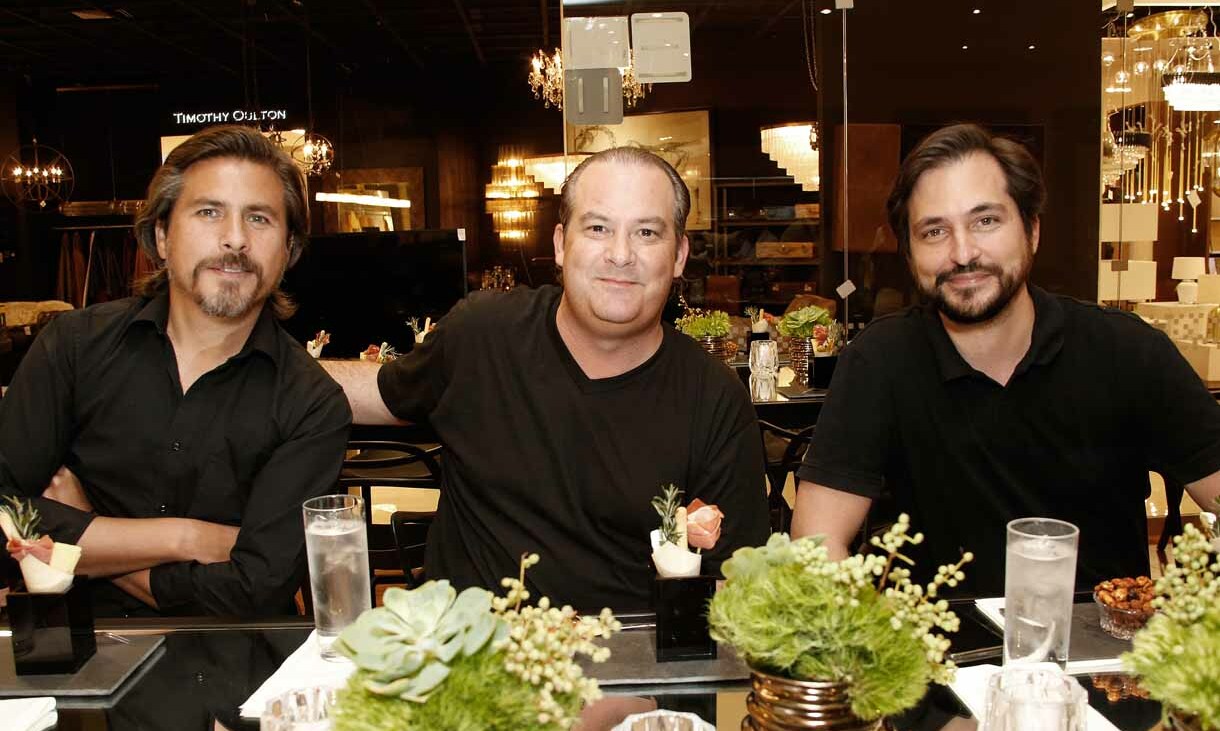 Carlos Romero, Rubén Flores y Viviano Villarreal