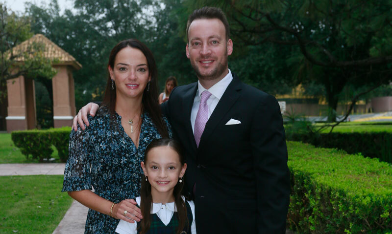 Cordelia Treviño de Páez, David Otón Páez y Cordelia Páez