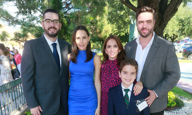 Javier Segovia, Regina Garza de Segovia, Lucy Chapa de Villarreal, Andrés Villarreal y Marcelo Villarreal