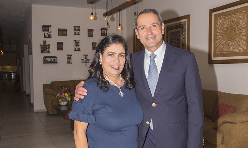 Maru Luna y Pedro Sánchez
