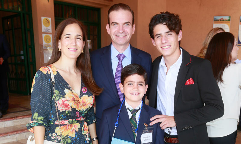 Lucía Garza de Villarreal, Jorge Villarreal, Gonzalo Estrada y Jorge Elías Villarreal