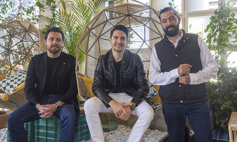Juan Caballero, Juan Carlos Zafra y Rogelio Castrejón