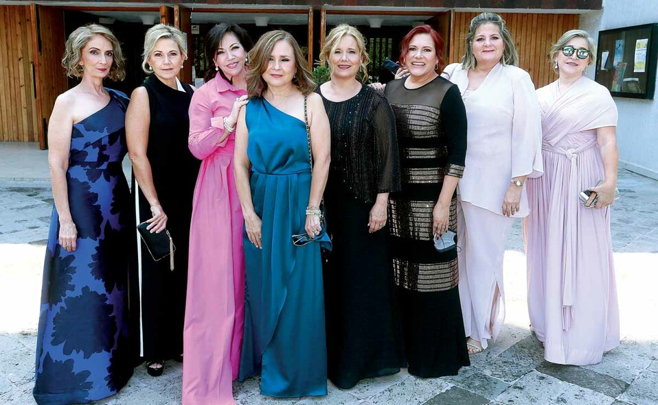 Graciela San Román, Ana Kuri, Susy Heredia, Ale Pineda, Maty García, Mónica Vallejo, Mague Pumarejo y Marcela Heredia / Fotos: Omar Valdez