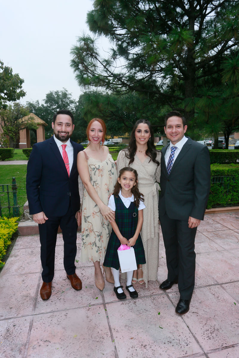 Álvaro Armendaiz, Clio Garza, Pilar Armendaiz, Luis de la Fuente y Emma de la Fuente