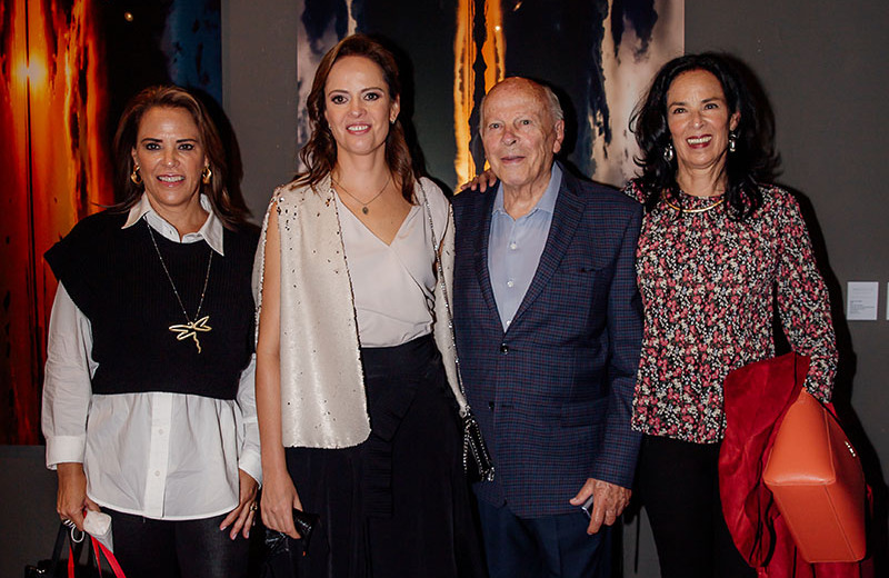 Claudia Bárcena, Paola Bárcena, Jaime Bárcena y Tere Bárcena (Fotos: Vladimir Zayas)
