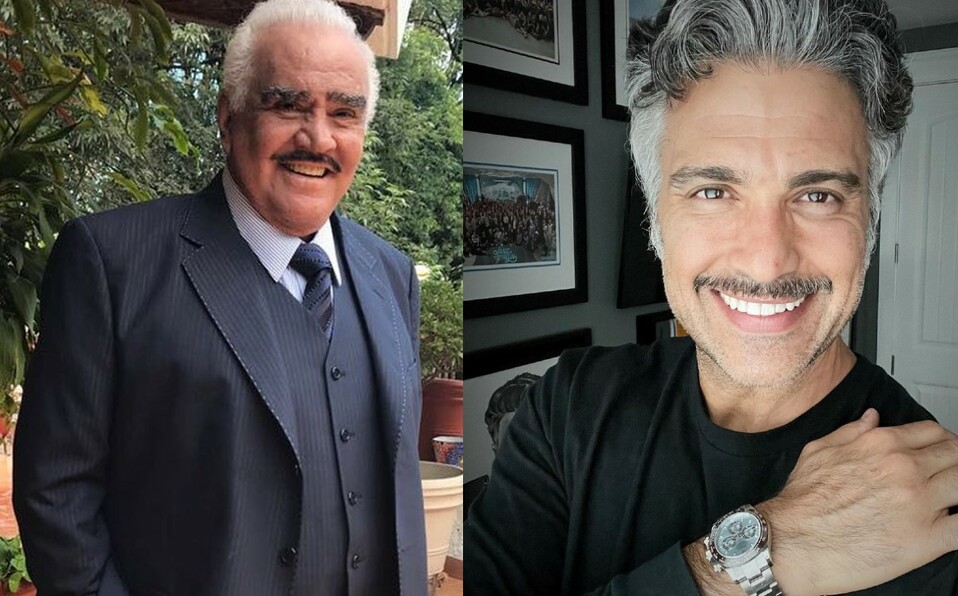 Vicente Fernández y Jaime Camil (Foto: Instagram).