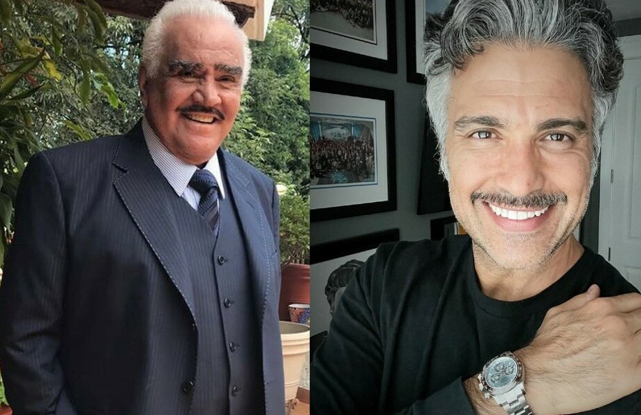 Vicente Fernández y Jaime Camil (Foto: Instagram).