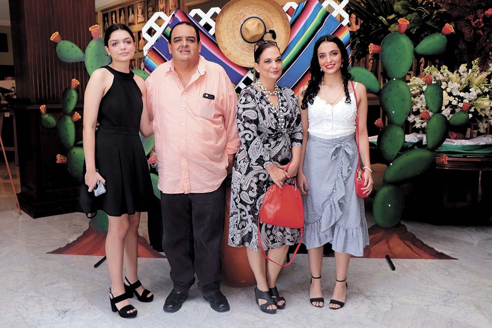 Cecilia Rivera, Fidel Rivera, Carmen Castellanos y Maripili Rivera/ Fotos:Dennis Hernández