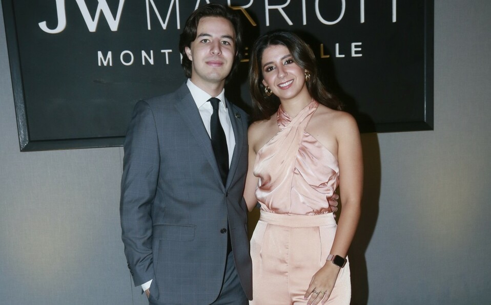 Juan Pablo Rocha y Catalina Azcárraga. FOTO: OMAR VALDEZ