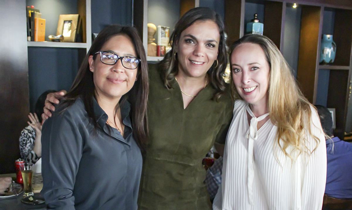 Nancy Lemus, Cristina del Arenal y Renata Bustindui