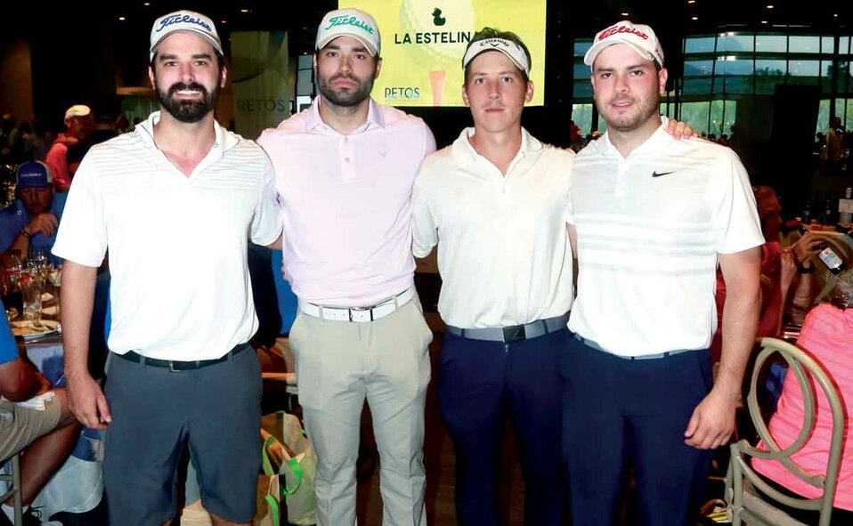 Daniel Treviño, Adrián Sheridan, Eugenio Azcárraga y Jorge García / Fotos: Omar Valdez