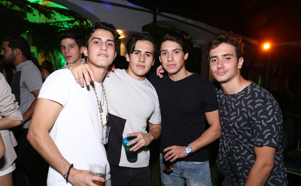 Fernando, Alan, Manolo y Fer