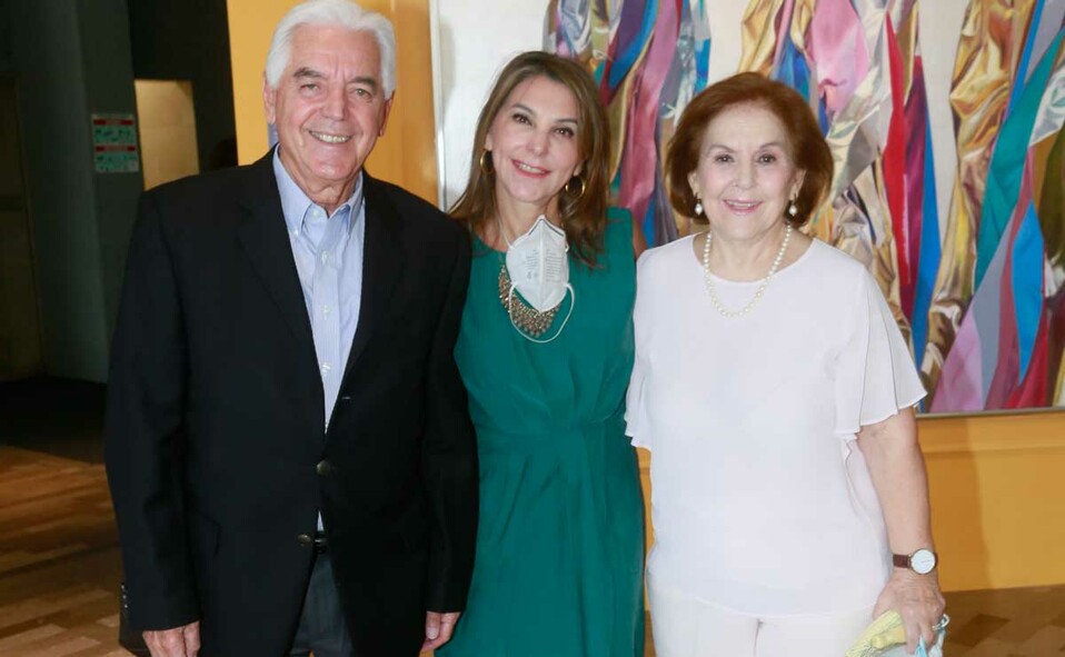 Hugo Martínez, Maria Eugenia Martínez y María Eugenia Torre / Fotos: Omar Valdez