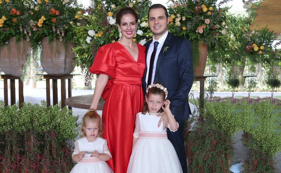 Pamela, Luis, Marian y Camila