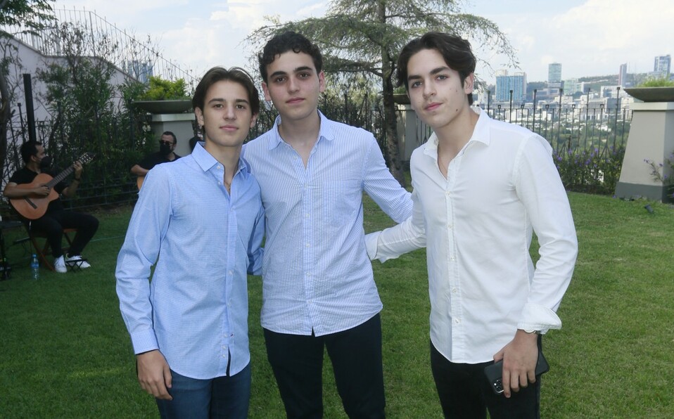 Patricio Luna, Sebastián Elizondo y Adrián Ramos / Foto: Omar Valdez