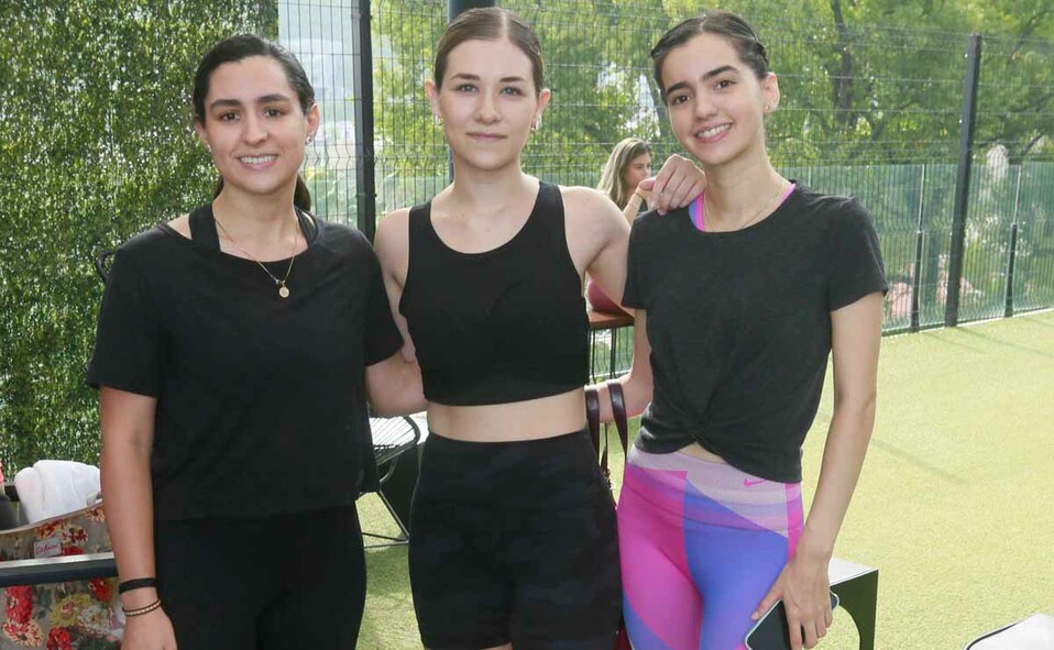 Paulina Garrido, Lorena Delgado y Daniela Fariña / Fotos : Omar Valdez