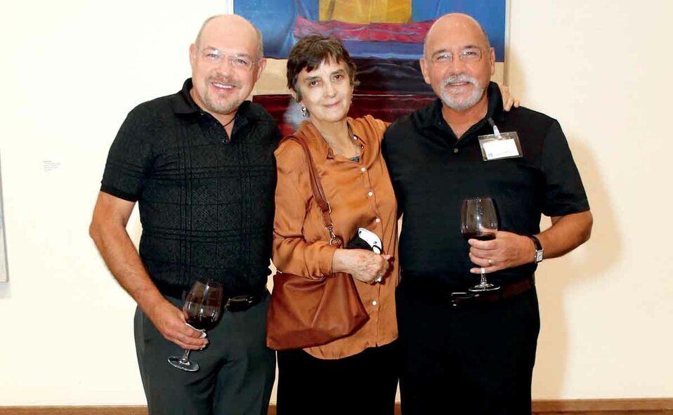 Rodolfo Salas, Ximena Subercaseaux y Enrique Cantú / Fotos: Antonio Mireles