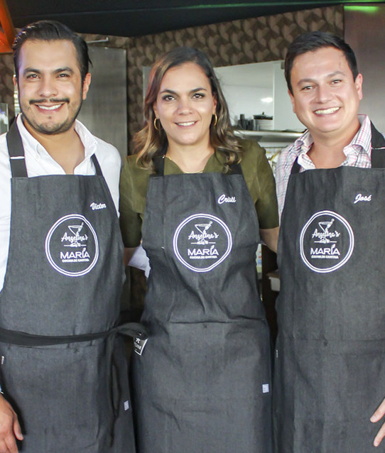 Victor Camacho, Cristina del Arenal y José kanán (Fotos: Carlos Dayan Aparicio)