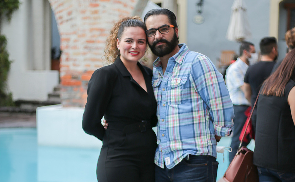América Luna y Roberto Lazo. Fotos: Aarón Solís