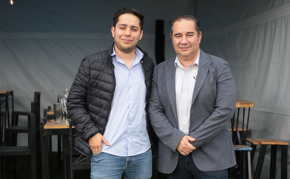 Christian Charles y César. Foto Aarón Solís