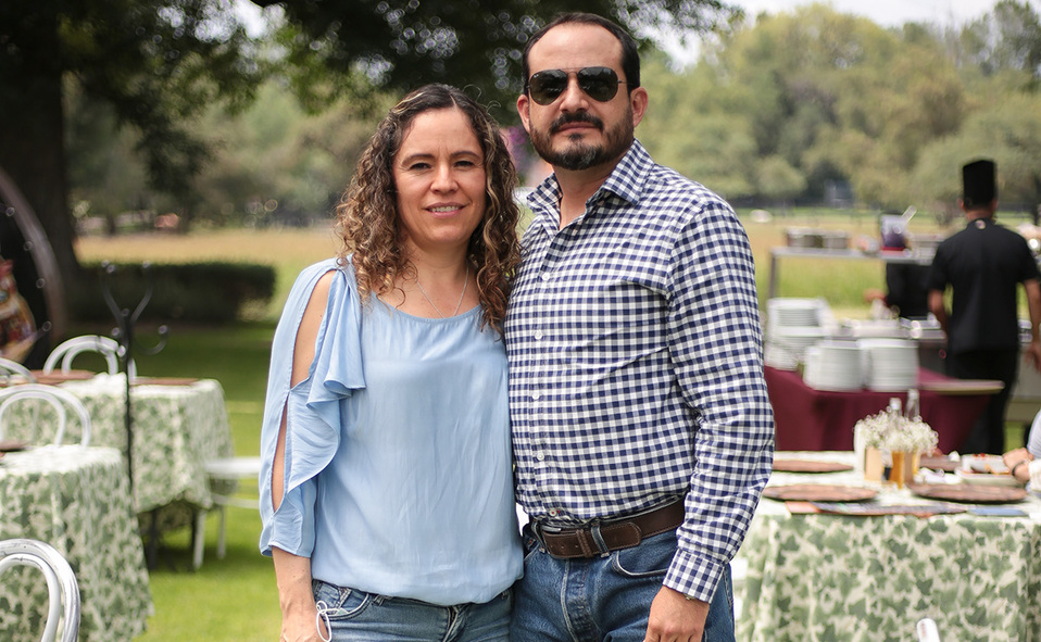 Erendida Villanueva y Ángel Giménez. Foto Aarón Solís