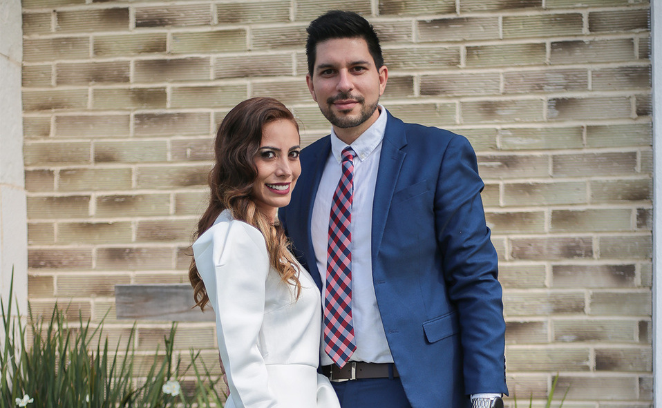 Estefanía de la Torre y Luis Miguel Loza. Foto: Aarón Solís