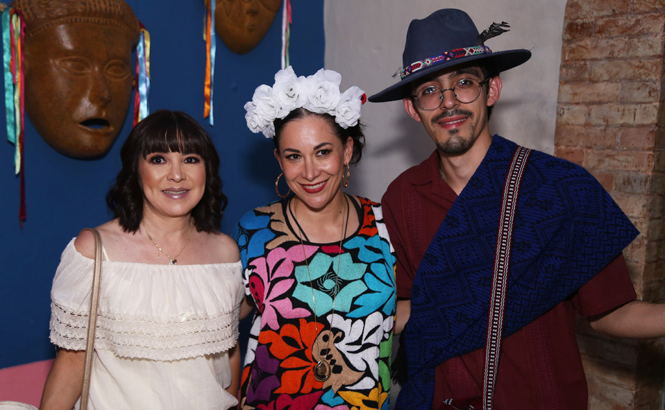 Ángeles, Elena y Carlos