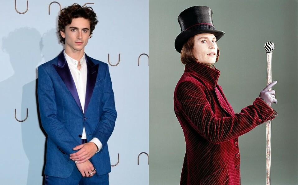 Timothée Chalamet muestra primera foto como Willy Wonka.