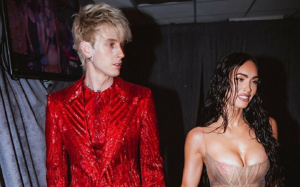 Megan Fox y Machine Gun Kelly posan para portada de revista. (Foto: Instagram).