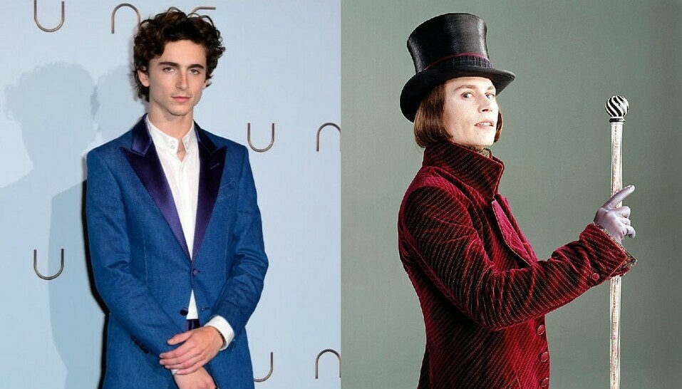 Timothée Chalamet muestra primera foto como Willy Wonka.