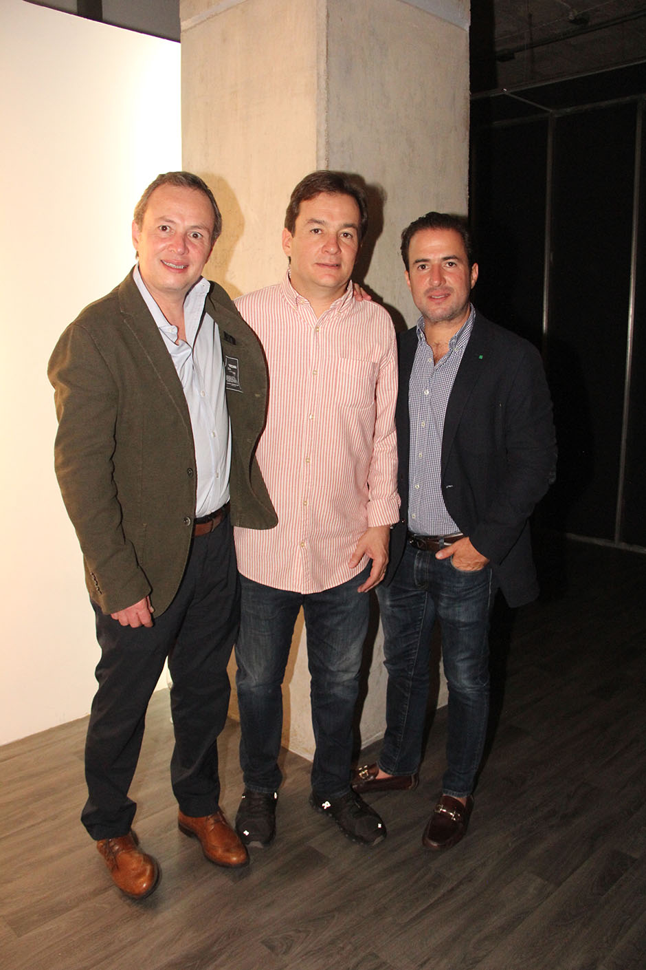 Álvaro, Francisco y Roberto Oñate