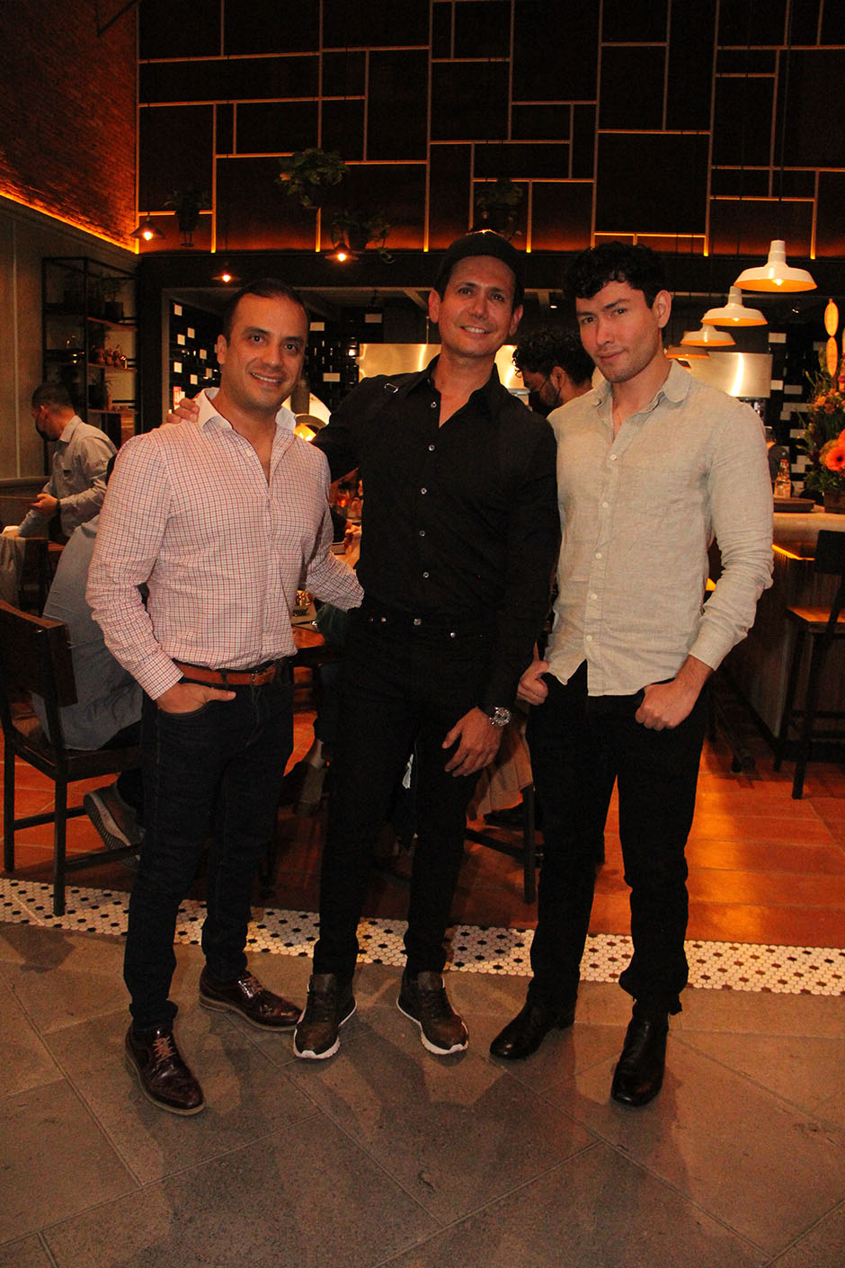 Edgar Di-Bella, Alejandro Villalpando y Alberto Rodríguez