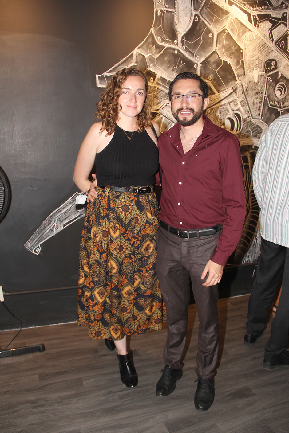 Ivanna Sándoval y Carlos Hermosillo.