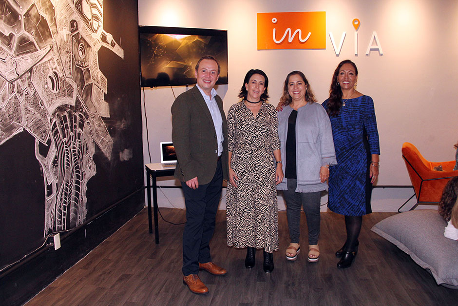 Álvaro Oñate, Rocío Martínez, Águeda Murguía y Esther Rohwedder