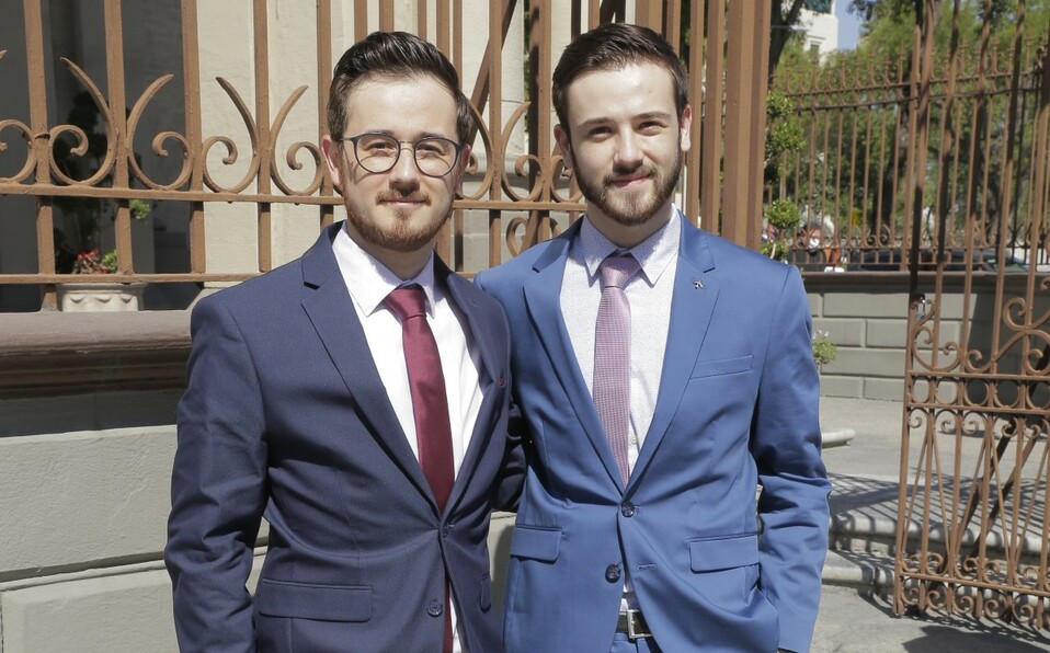 Enrique Polin y Edgar Polin. FOTO: DANIEL SALDÍVAR
