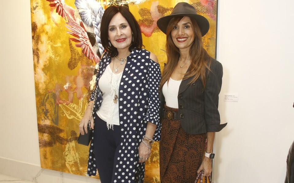 Margarita González de Berchelmann y Olga Mejía.  FOTO: ANTONIO MIRELES