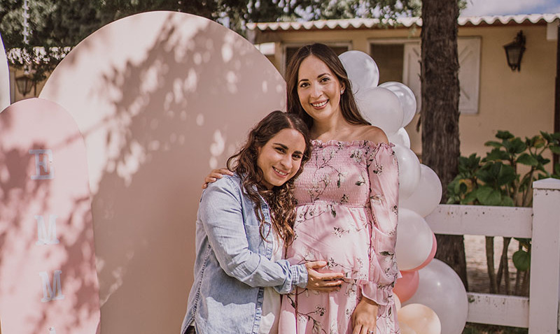 Estefany Federico y Paty Gómez
