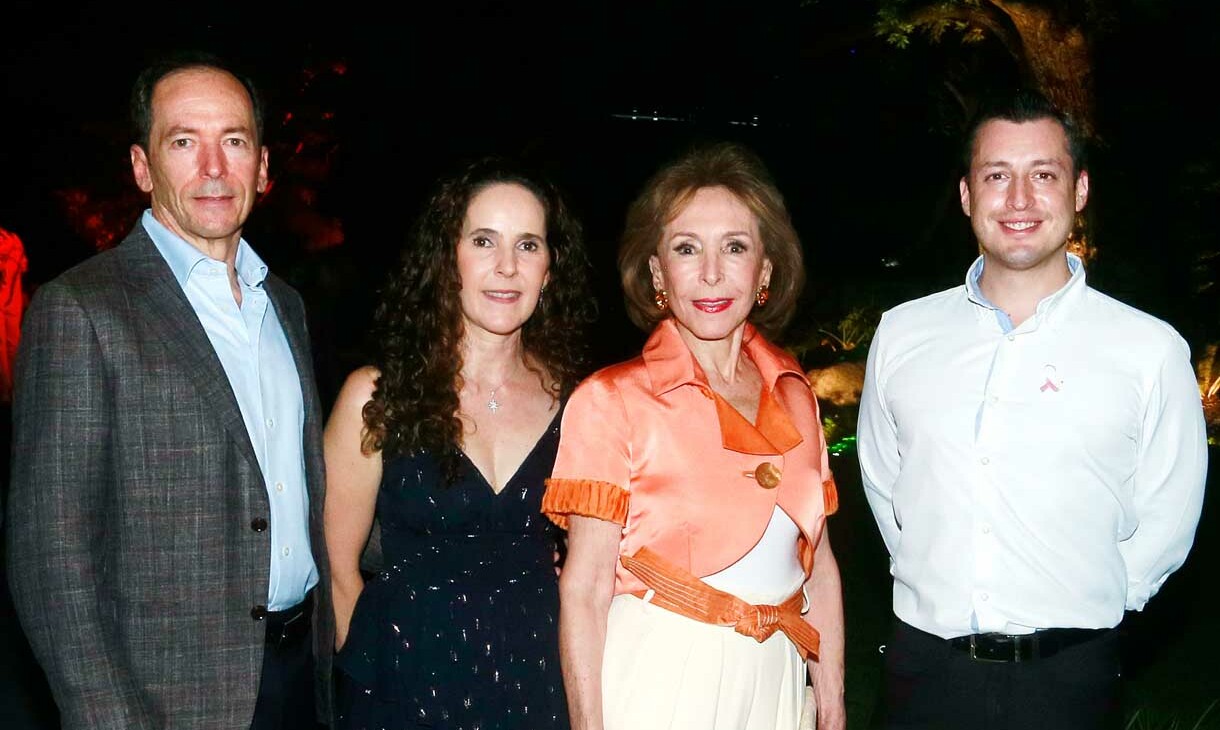 Alberto Garza Santos, Marcela Elizondo de Garza, Yolanda Santos y Luis Donaldo Colosio